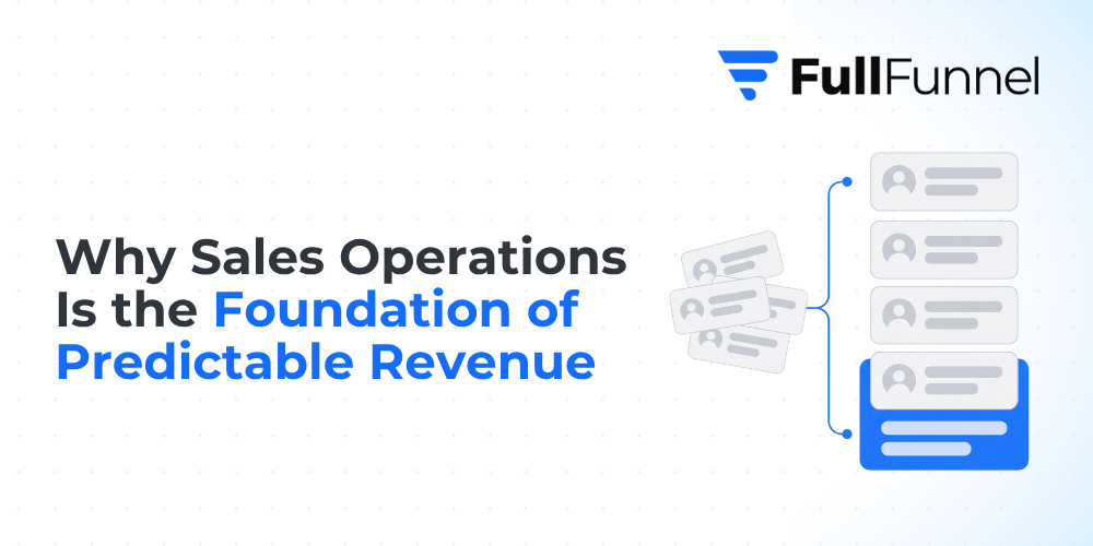 sales operations for predictable revenue